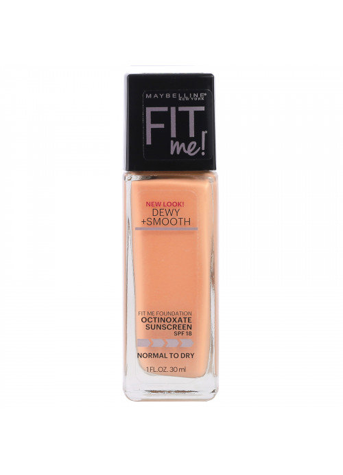 Maybelline, Fit Me, Dewy + Smooth Foundation, 310 Sun Beige, 1 fl oz (30 ml)