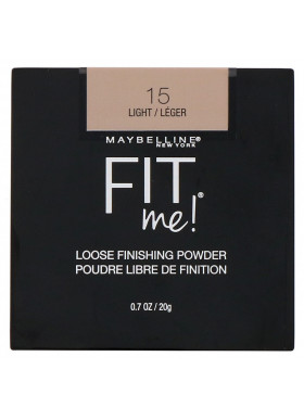 Maybelline, Fit Me, Loose Finishing Powder, 15 Light, 0.7 oz (20 g)