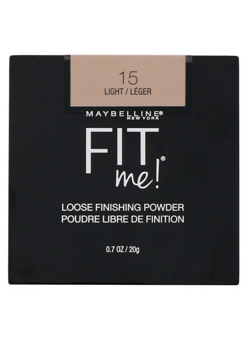 Maybelline, Fit Me, Loose Finishing Powder, 15 Light, 0.7 oz (20 g)