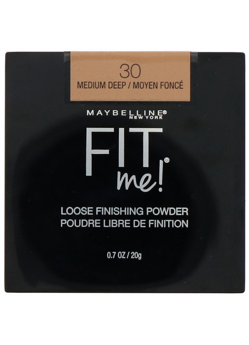 Maybelline, Fit Me, Loose Finishing Powder, 30 Medium Deep, 0.7 oz (20 g)