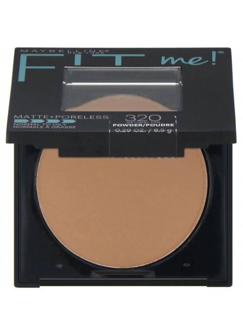Maybelline, Fit Me, Matte + Poreless Powder, 320 Natural Tan, 0.29 oz (8.5 g)