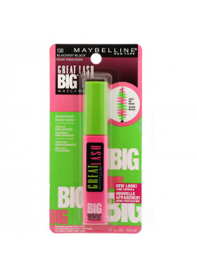 Maybelline, Great Lash, Big Mascara, 130 Blackest Black, 0.34 fl oz (10 ml)