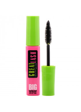 Maybelline, Great Lash, Big Mascara, 130 Blackest Black, 0.34 fl oz (10 ml)