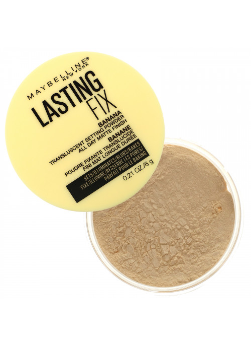 Maybelline, Lasting Fix, Translucent Setting Powder, Banana, 0.21 oz (6 g)
