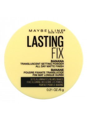 Maybelline, Lasting Fix, Translucent Setting Powder, Banana, 0.21 oz (6 g)