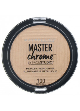 Maybelline, Master Chrome, Metallic Highlighter, Molten Gold 100,  0.24 oz (6.7 g)