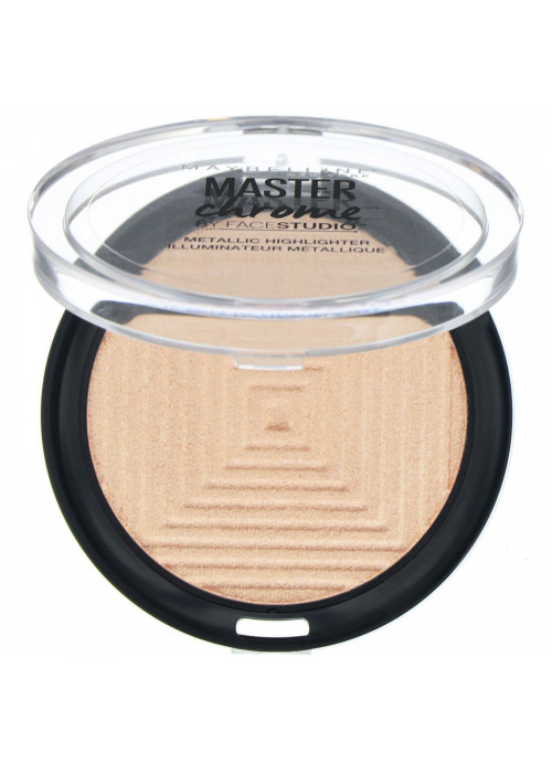 Maybelline, Master Chrome, Metallic Highlighter, Molten Gold 100,  0.24 oz (6.7 g)