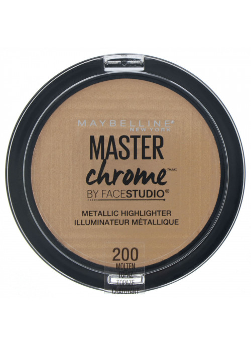 Maybelline, Master Chrome, Metallic Highlighter, Molten Topaz 200, 0.24 oz (6.7 g)