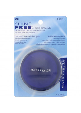 Maybelline, Shine Free, Oil-Control Loose Powder, 210 Light, 0.7 oz (19.8 g)
