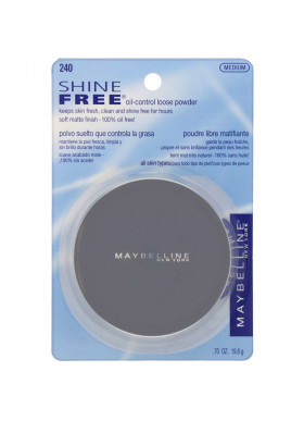 Maybelline, Shine Free, Oil-Control Loose Powder, Medium, 0.7 oz (19.8 g)