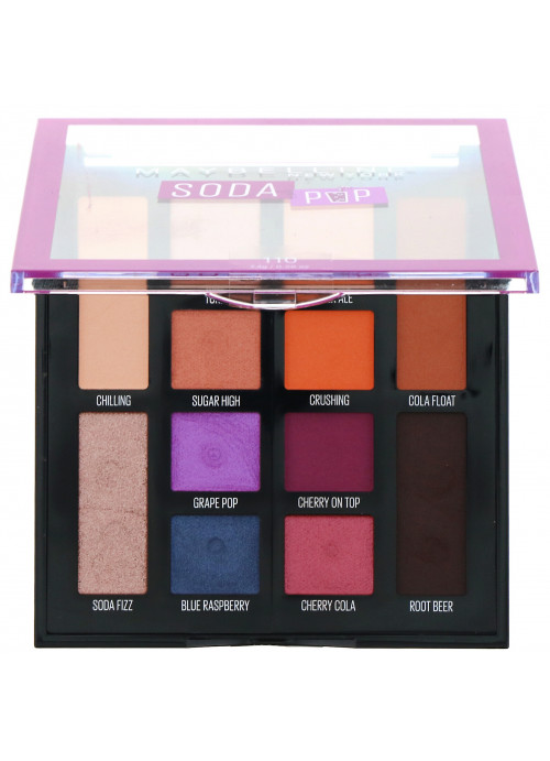 Maybelline, Soda Pop Eyeshadow Palette 110, 0.26 oz (7.4 g)