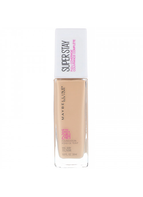 Maybelline, Super Stay, Full Coverage Foundation, 115 Ivory, 1 fl oz (30 ml)