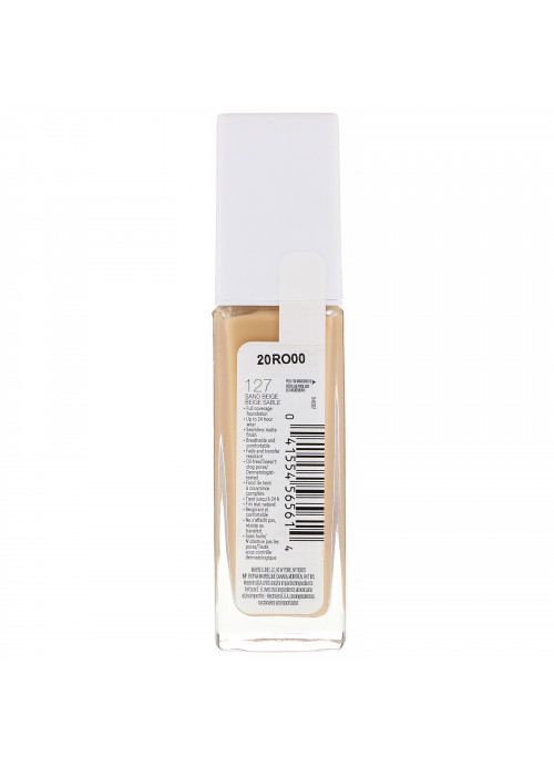 Maybelline, Super Stay, Full Coverage Foundation, 127 Sand Beige, 1 fl oz (30 ml)