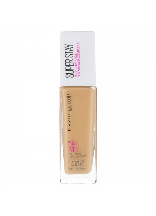 Maybelline, Super Stay, Full Coverage Foundation, 127 Sand Beige, 1 fl oz (30 ml)