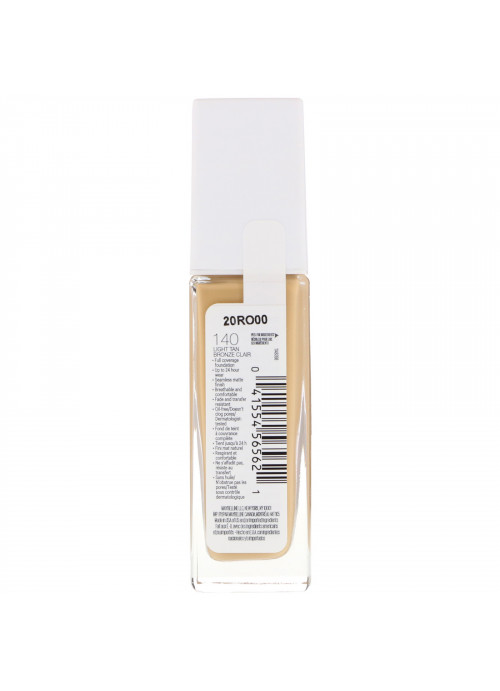 Maybelline, Super Stay, Full Coverage Foundation, 140 Light Tan, 1 fl oz (30 ml)