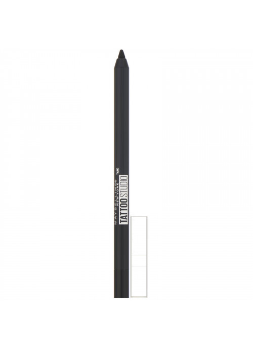 Maybelline, TattooStudio, Gel Eyeliner Pencil, 900 Deep Onyx, 0.04 oz (12 g)