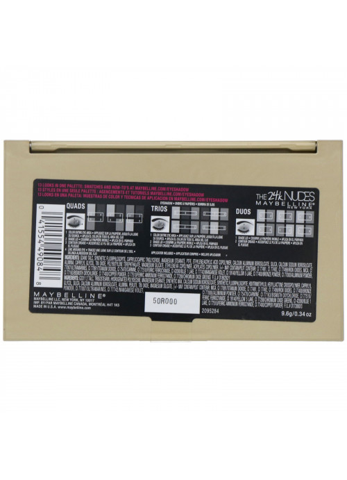 Maybelline, The 24K Nudes Eyeshadow Palette, 0.34 oz (9.6 g)
