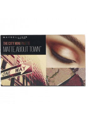 Maybelline, The City Mini Eyeshadow Palette, 480 Matte About Town, 0.14 oz