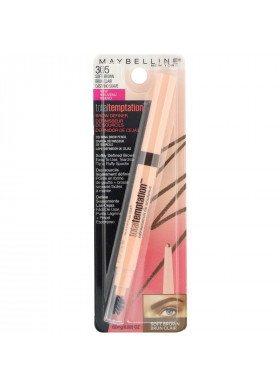 Maybelline, Total Temptation, Brow Definer, 305 Soft Brown, 0.005 oz (150 mg)