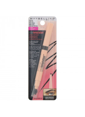 Maybelline, Total Temptation, Brow Definer, 315 Deep Brown, 0.005 oz (150 mg)