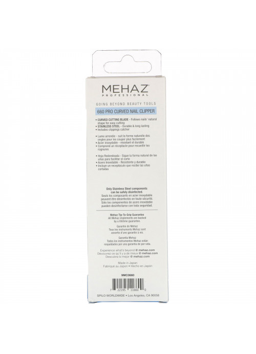 Mehaz, 660 Pro Curved Nail Clipper, 1 Clipper
