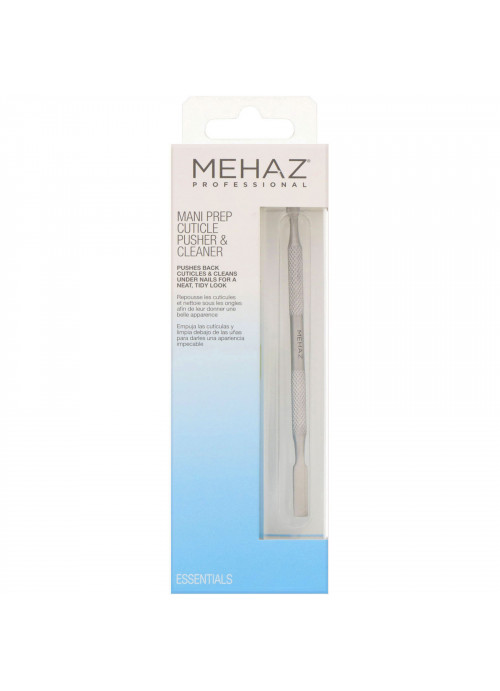 Mehaz, Mani Prep Cuticle Pusher & Cleaner, 1 Pusher & Cleaner