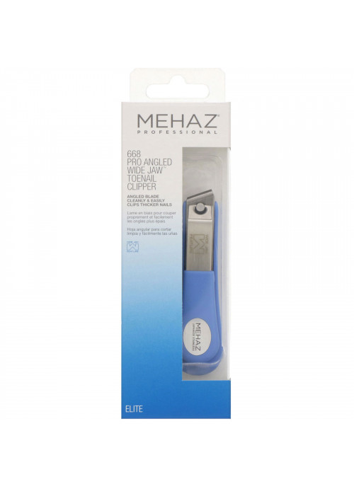 Mehaz, Pro Angled Wide Jaw Toenail Clipper, 1 Clipper
