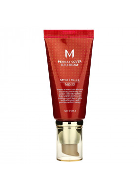 Missha, Perfect Cover B.B Cream, SPF 42 PA+++, No. 13 Bright Beige, 50 ml