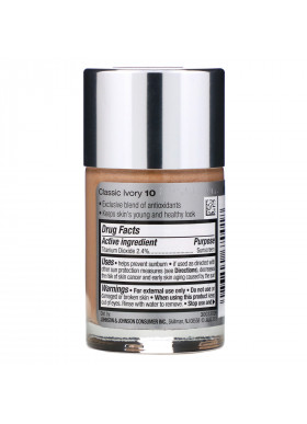 Neutrogena, Healthy Skin Liquid Makeup, SPF 20, Classic Ivory 10, 1 fl oz (30 ml)