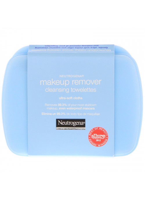 Neutrogena, Makeup Remover Cleansing Towelettes, Ultra-Soft Cloths, 25 Pre-Moistened Towelettes
