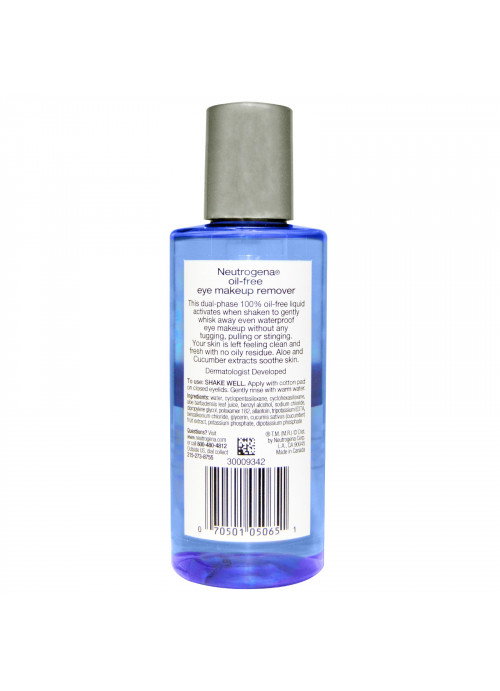 Neutrogena, Oil-Free Eye Makeup Remover, 5.5 fl oz (162 ml)