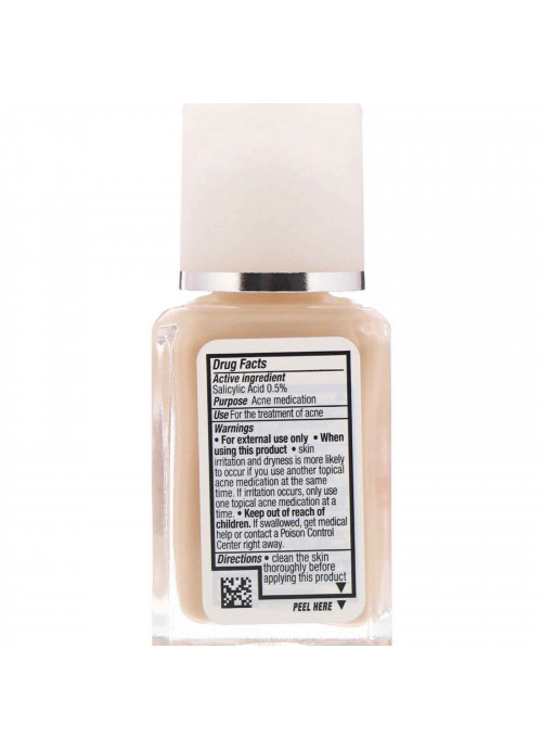 Neutrogena, SkinClearing Oil-Free Makeup, Classic Ivory 10, 1 fl oz (30 ml)