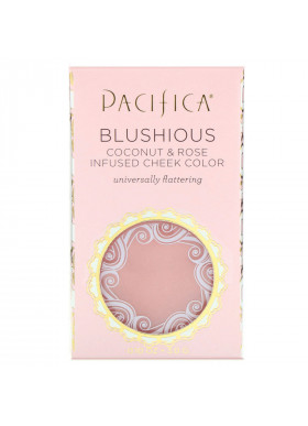 Pacifica, Blushious, Coconut & Rose Infused Cheek Color, Camellia, 0.10 oz (3.0 g)