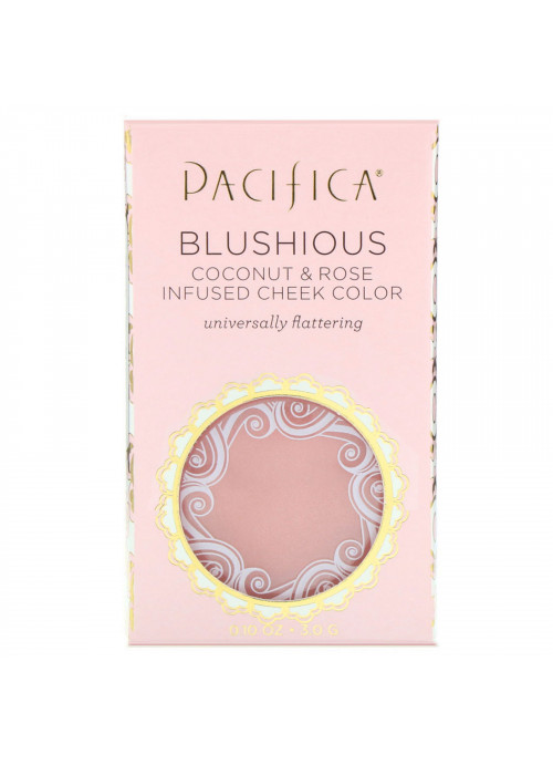 Pacifica, Blushious, Coconut & Rose Infused Cheek Color, Camellia, 0.10 oz (3.0 g)
