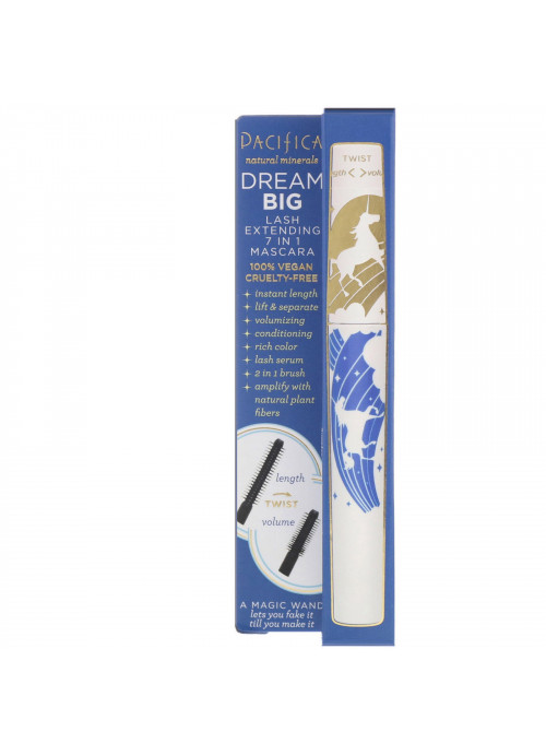 Pacifica, Dream Big, Lash Extending 7 in 1 Mascara, Black Magic, 0.25 oz (7.1 g)
