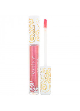 Pacifica, Enlightened Gloss, Nourishing Mineral Lip Shine, Beach Kiss, 0.10 oz (2.8 g)