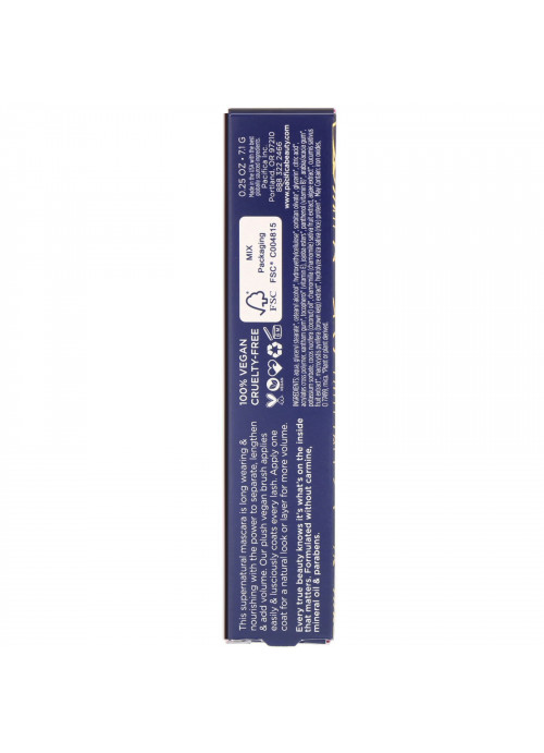 Pacifica, Stellar Gaze, Length & Strength Mineral Mascara, Supernova Black, 0.25 oz (7.1 g)