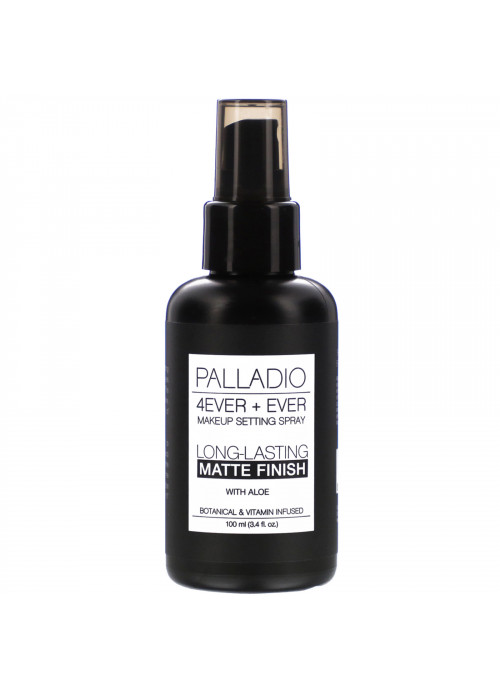 Palladio, 4Ever + Ever Makeup Setting Spray, Long-Lasting Matte Finish, 3.4 fl oz (100 ml)