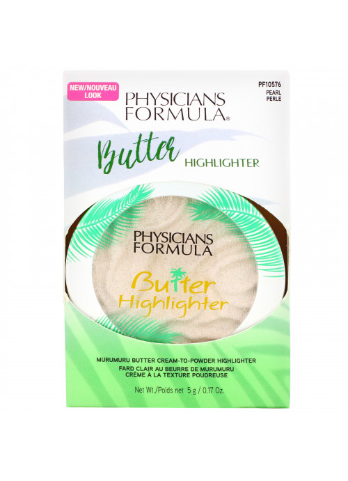 Physicians Formula, Butter Highlighter, Cream to Powder Highlighter, Pearl, 0.17 oz (5 g)
