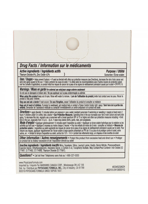 Physicians Formula, Mineral Wear, Face Powder, SPF 16, Creamy Natural, 0.3 oz (9 g)