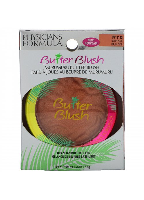Physicians Formula, Murumuru Butter Blush, Beachy Peach, 0.26 oz (7.5 g)