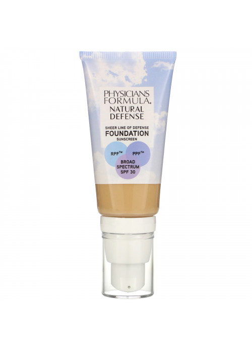 Physicians Formula, Natural Defense Foundation, SPF 30, Medium, 1 fl oz (30 ml)