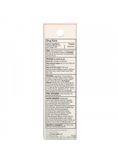 Physicians Formula, Natural Defense Multicolor Stick, SPF 20, Natural Rose, 0.26 oz (7.4 g)