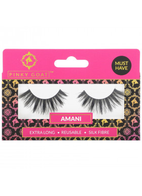 Pinky Goat, Amani, Extra Long False Eyelashes, 1 Pair