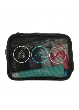 Promotional Products, Bath Essentials Beauty Bag, 8 Piece Kit