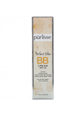 Purlisse, Perfect Glow, BB Cream, SPF 30, Light Medium, 1.4 fl oz (40 ml)