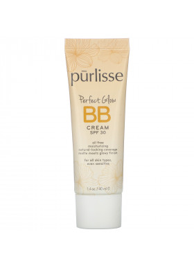 Purlisse, Perfect Glow, BB Cream, SPF 30, Light Medium, 1.4 fl oz (40 ml)