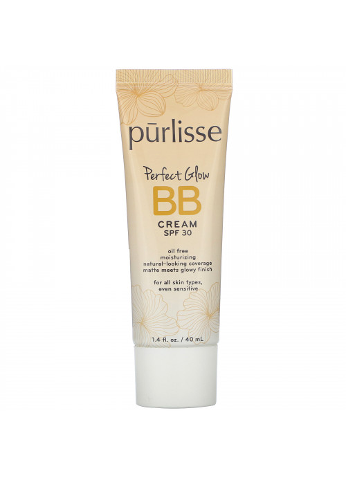 Purlisse, Perfect Glow, BB Cream, SPF 30, Medium, 1.4 fl oz (40 ml)