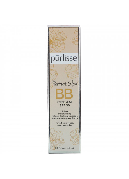 Purlisse, Perfect Glow, BB Cream, SPF 30, Medium Tan, 1.4 fl oz (40 ml)