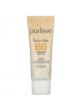 Purlisse, Perfect Glow, BB Cream, SPF 30, Medium Tan, 1.4 fl oz (40 ml)